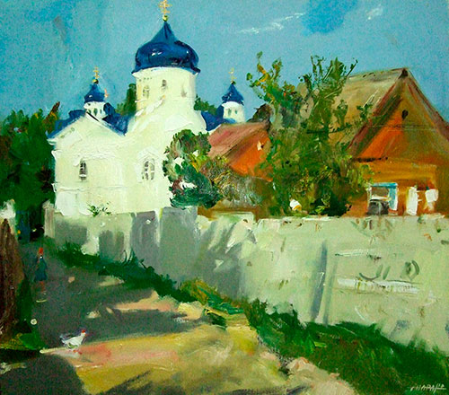 Artist Anna Kononova. Painting Composition The Kingdom. 2010, canvas, oil, 70,5x80